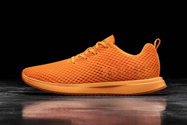 Nobull Neon Mesh Runner Women's Running Shoes Orange | Australia (CR7825)